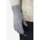 Warm gloves made from 100% pure new wool Devold Wool Glove - Gris Clair/Grey Melange