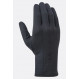 Warm, lightweight gloves 45% merino wool Rab Forge 160 Gloves-Bleu marine/Ebony