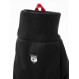 Warm tactile fleece gloves Hestra Windshield Liner Gloves-Noir
