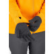 Gants chauds et légers en Thermolite® Rab Stretch Knit Gloves-Noir