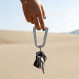 Aluminium carabiner with locking system Matador Betalock