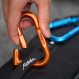 Aluminium carabiner with locking system Matador Betalock