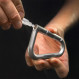 Aluminium carabiner with locking system Matador Betalock
