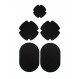 All-textile repair patches FabPatch Stretch Yönmusta-Noir