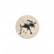 Sous-verre en bois Muurla Teemu Järvi coaster 10cm Elan / moose