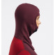 Aclima WarmWool Hood Sweater W/Zip Woman - Rouge/ Fig/Red Dahlia