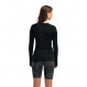 Sous-vêtement thermique Aclima WarmWool Crew Neck Woman - Black