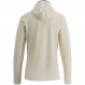 Women's thin, warm merino wool jacket Lundhags Tived Merino Hoodie W-White