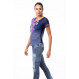 Short-sleeved T-shirt made from lightweight, breathable fabric Crazy T-Shirt Slash Woman 
