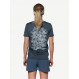 Lightweight merino wool T-shirt Devold Active Stamp Tee Woman - Night