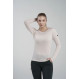 Fine 100% merino wool long-sleeved T-shirt Devold Breeze Merino 150 Shirt Woman - Blanc/White