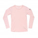 Fine 100% merino wool long-sleeved T-shirt Devold Breeze Merino 150 Shirt Woman - Rose/Chalk Pink