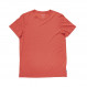 Lightweight short-sleeved T-shirt 100% merino wool Devold Classic Tee Man - Rouge/Cayenne