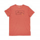 Very lightweight merino wool T-shirt Devold Active Outline Tee Man - Cayenne