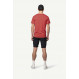 Short-sleeved T-shirt, 100% merino wool Devold Breeze Merino 150 T-Shirt Man - Cayenne