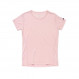 Short-sleeved T-shirt made from 100% merino wool Devold Breeze Merino 150 T-Shirt Woman - Rose/Chalk Pink
