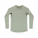 Very lightweight long-sleeved T-shirt Devold Endurance Merino 130 Shirt Woman - Vert Olive/Fog
