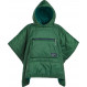 Thermarest Honcho Poncho Kids-Green camping poncho and blanket