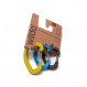 Wildo Accessory Carabiner 3 Set FUSION LIME / LIGHT BLUE /OLIVE