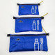 Hilltop Packs Zipper Pouches Classic Printed - Blue Hygiene