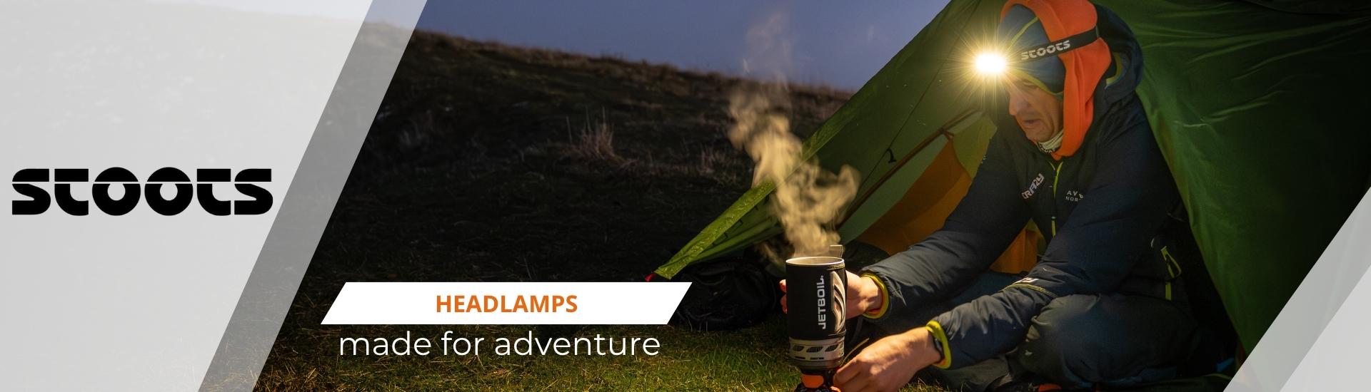 Stoots, headlamps made for adventure