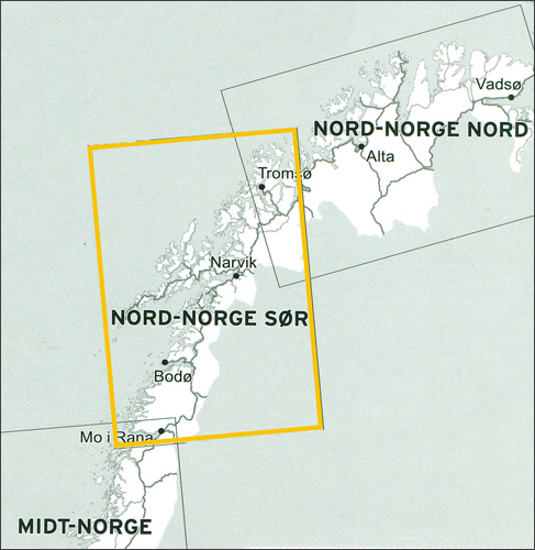 Veikart Nord-Norge Sør